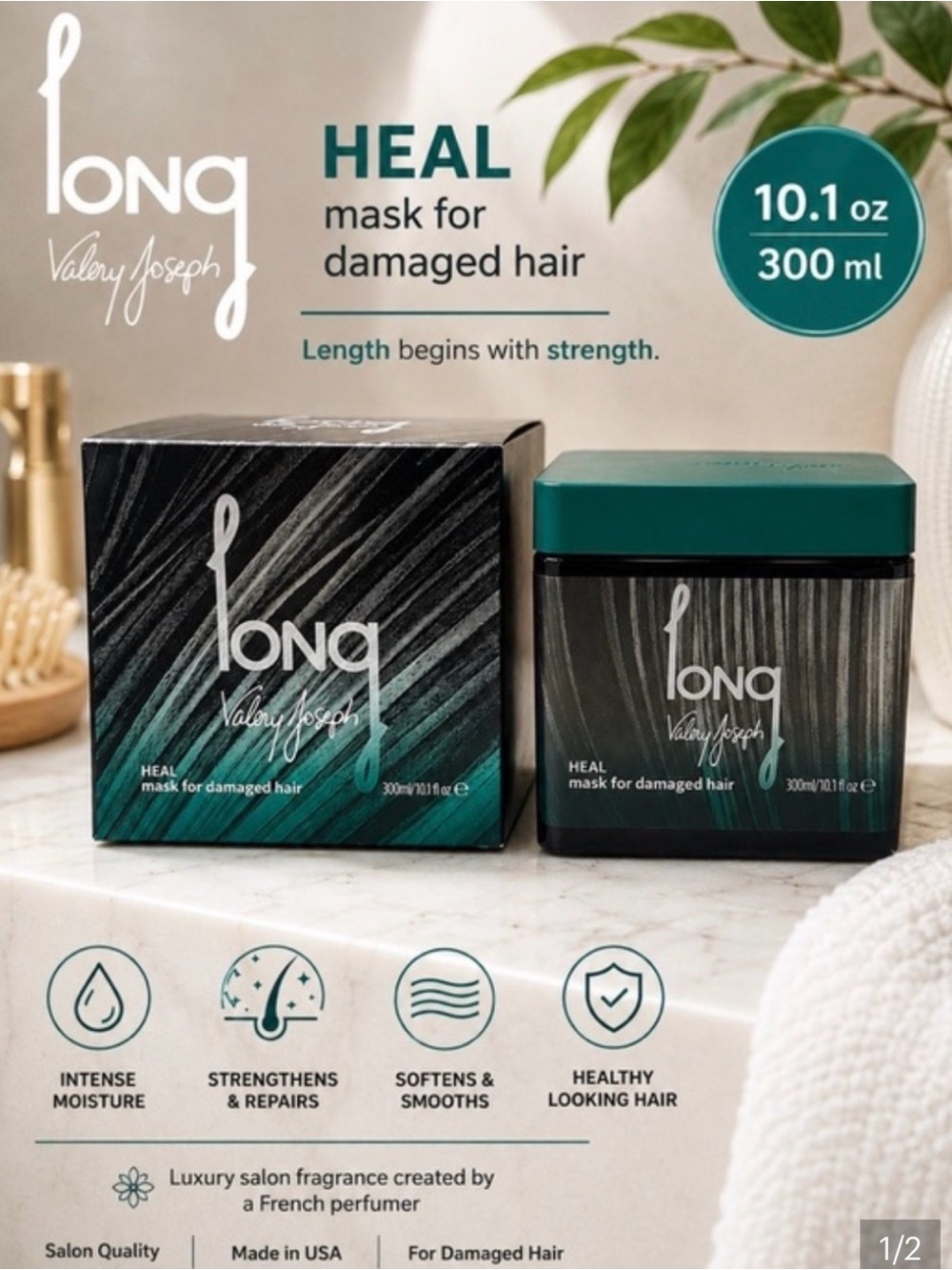 HEAL Mask for Damaged Hair — Teal
